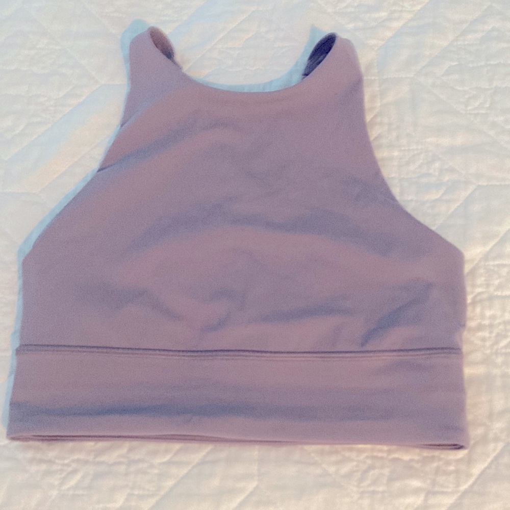 Lululemon High Neck Sports Bra (Violet Verbena) Size 6